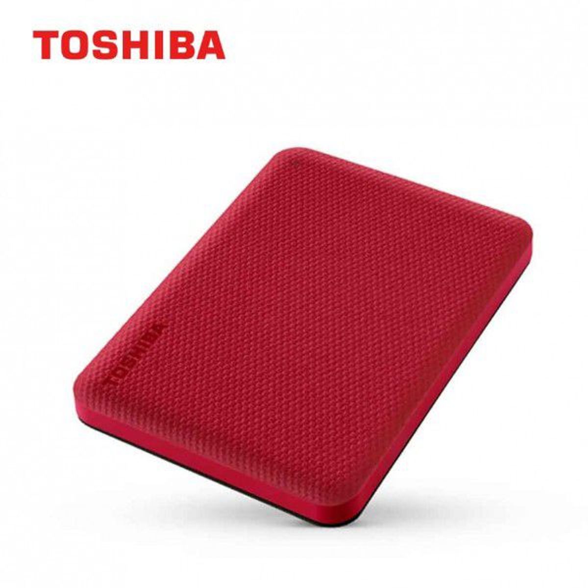 TOSHIBA - Disco Duro Toshiba 2TB Canvio Advance HDTCA20XR3AA  Rojo USB 3.0