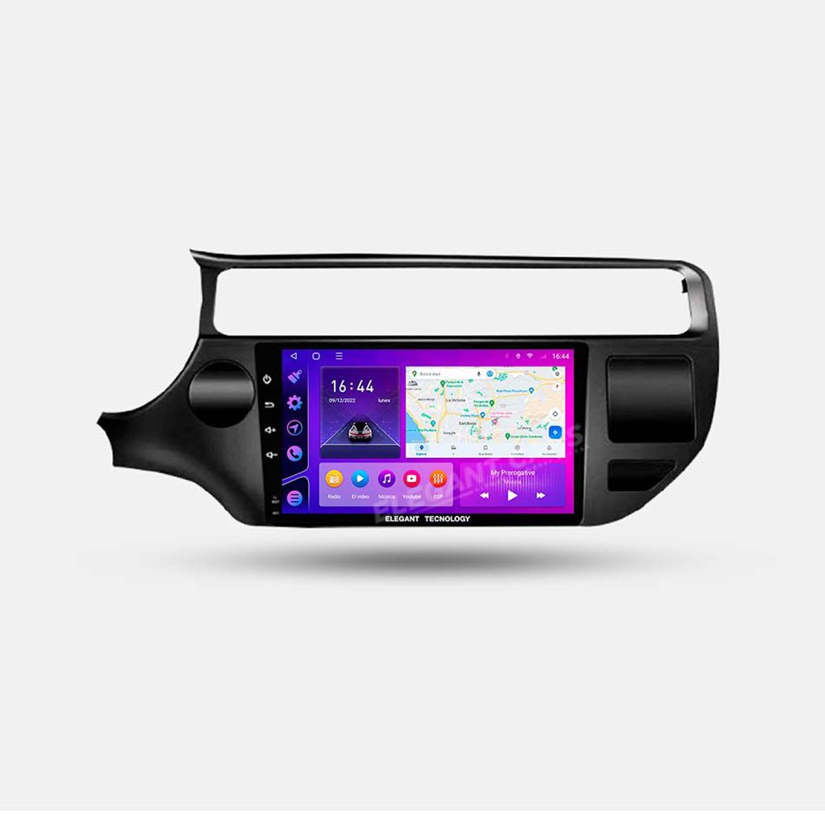 GENERICO - Autoradio Android Elegant Tecnology Kia Rio 2015-2017 4-64Gb 4+64GB 8 Nucleos +Chip