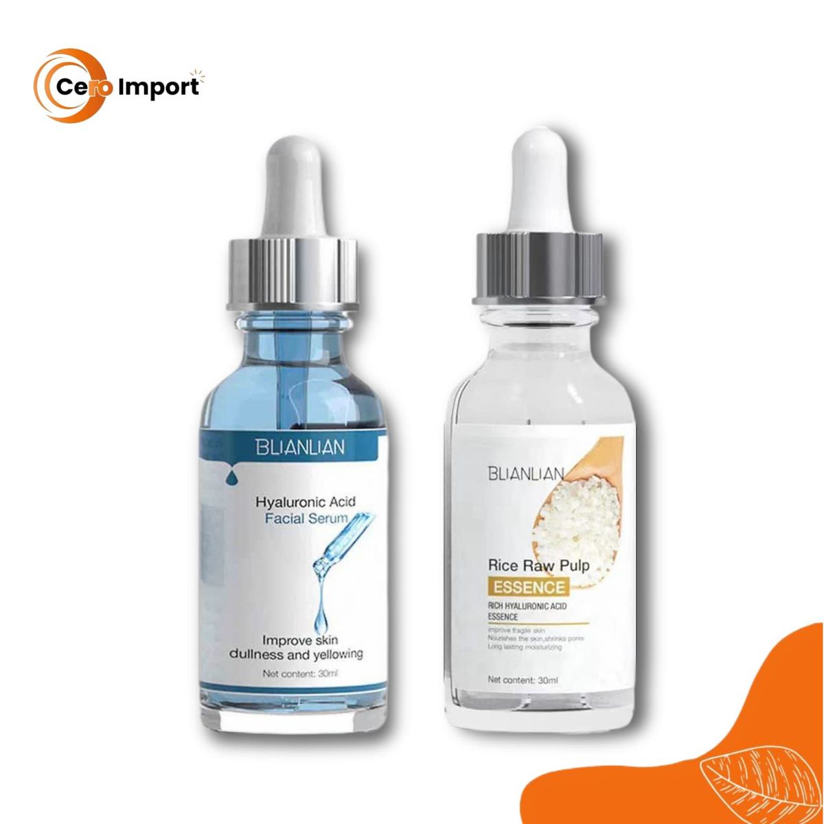 GENERICO - Pack 2 Serum Arroz y Serum Hyaluronic- BLIANLIAN 30ML