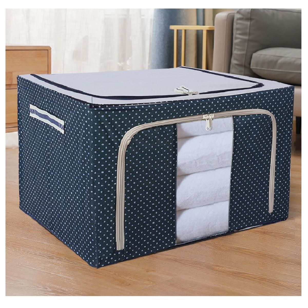 GENERICO - Caja de Almacenamiento Multifuncional Plegable 66 Litros