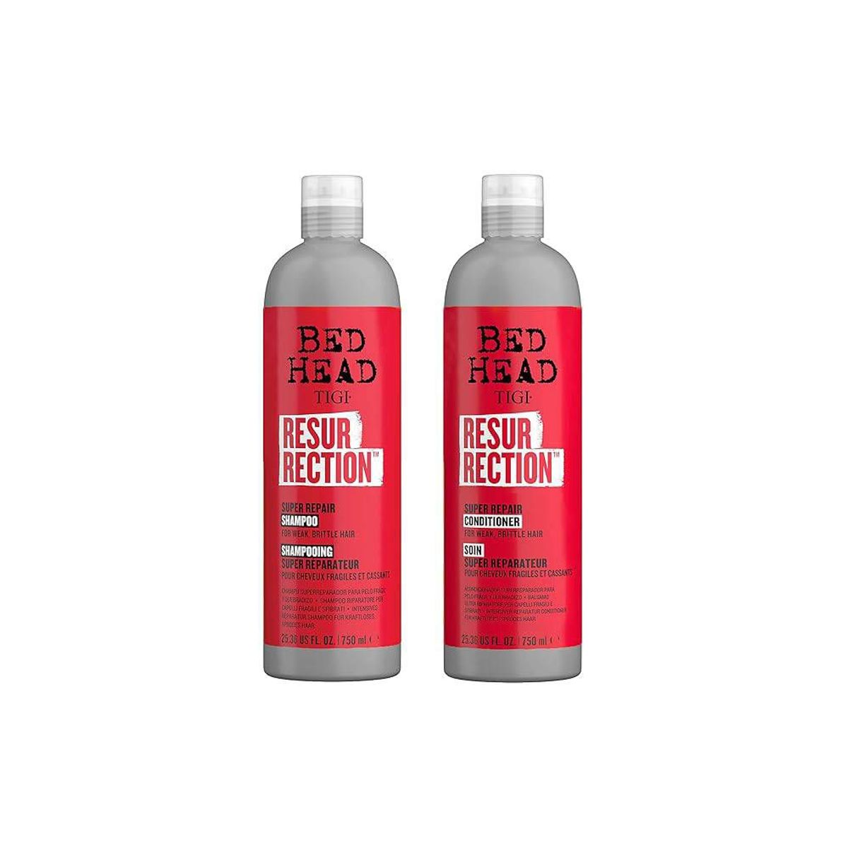 TIGI - Pack Shampoo y Acondicionador Resurrection 750 ml c/u Bed Head Tigi