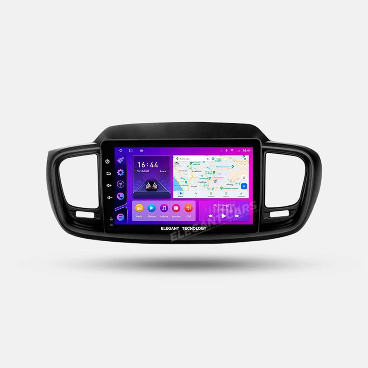 GENERICO - Autoradio Android Elegant Tecnology Kia Sorento 2015-2019 4-64Gb 4+64GB 8 Nucleos +Chip