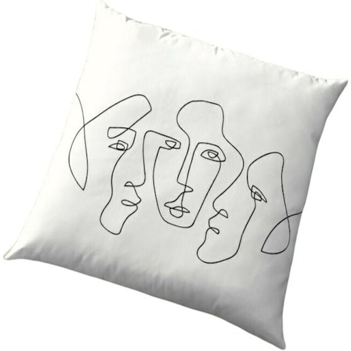 GENERICO - Cojin Zara Almohadas Minimalista 3 Caras 40x40 Cm