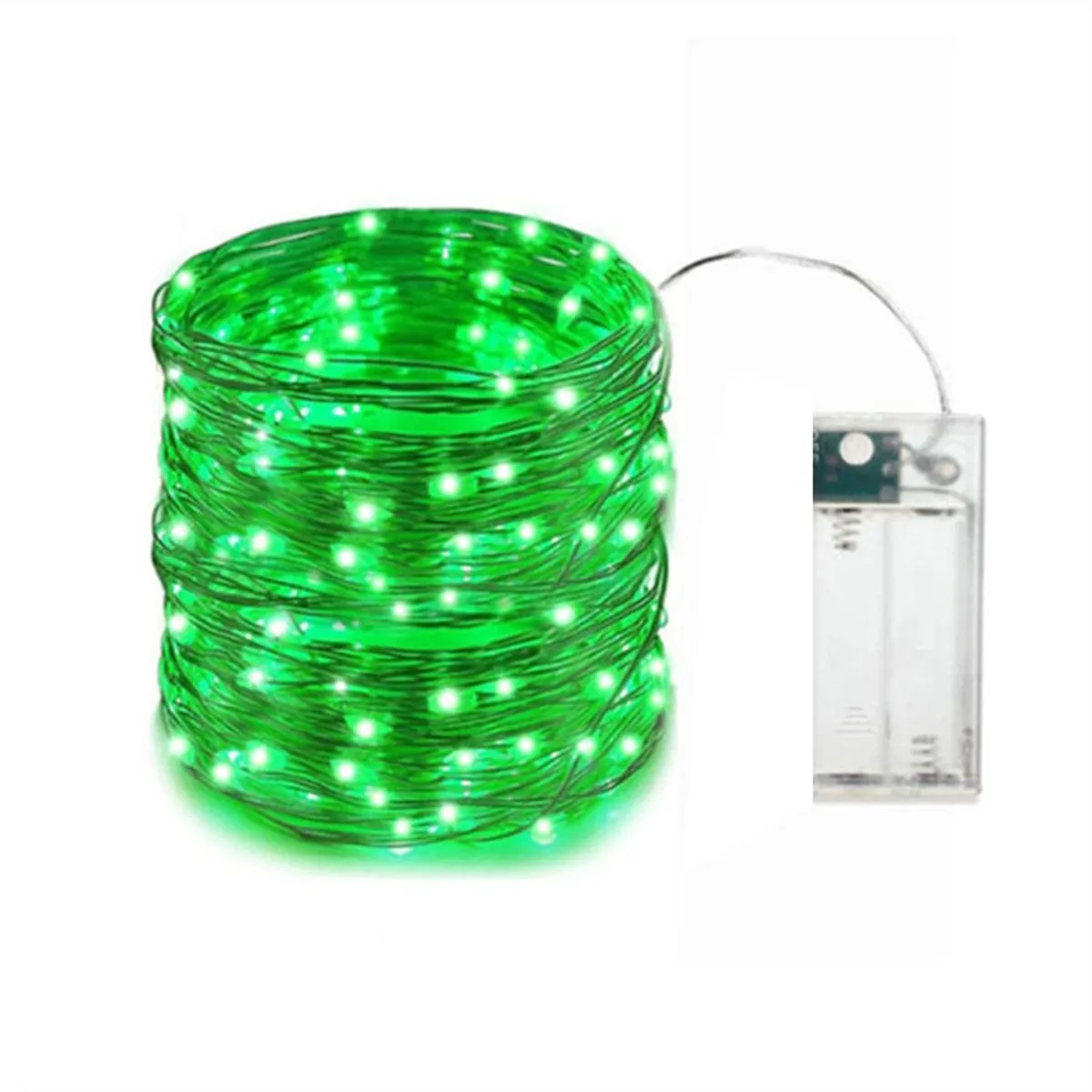 GENERICO - ALAMBRE DE LUCES LED 3 METROS VERDE