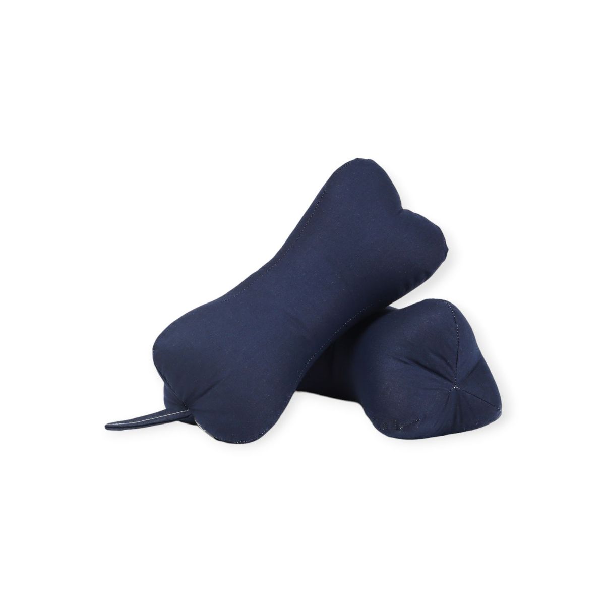GENERICO - Cojin Hueso Azul Marino Ortopédico