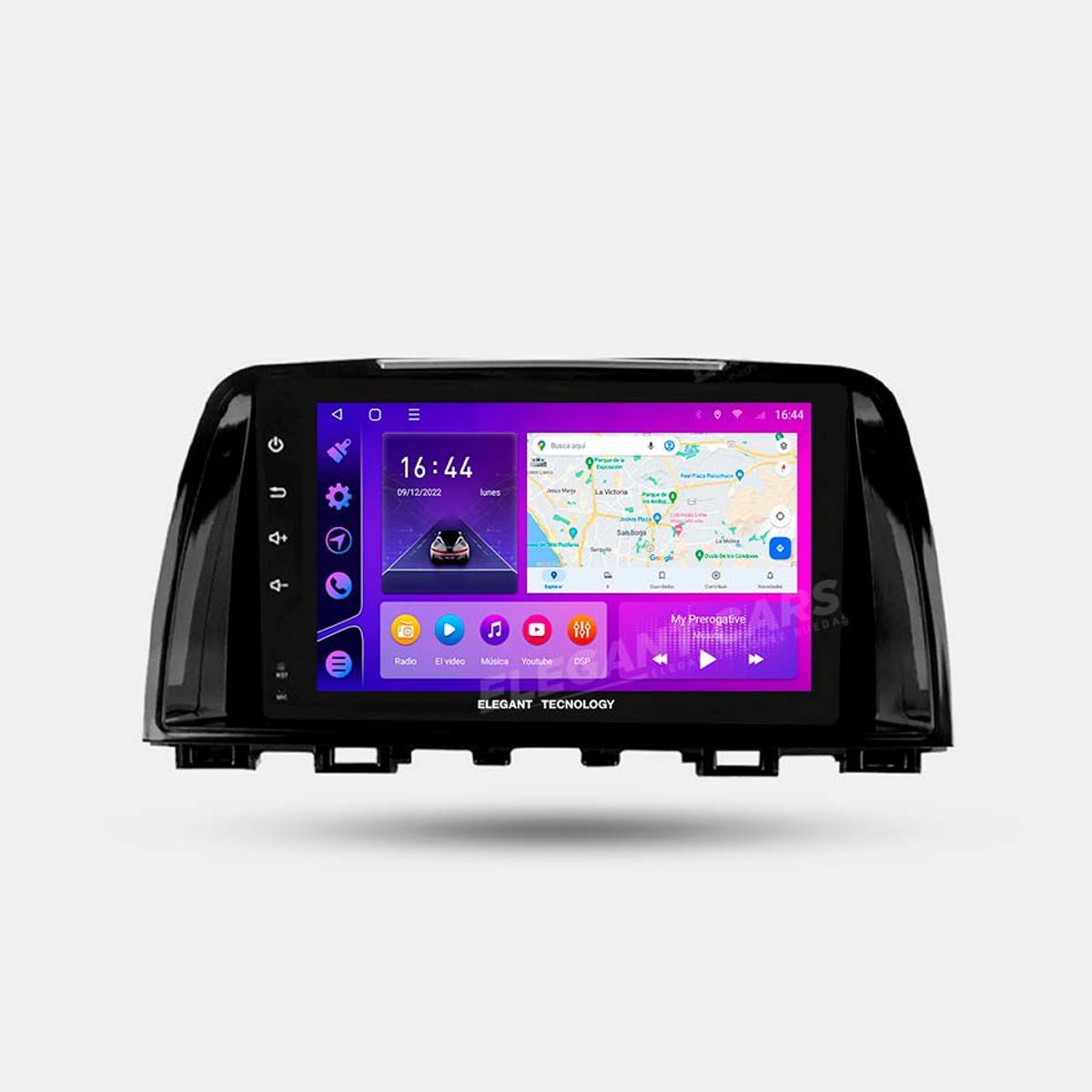 GENERICO - Autoradio Android Elegant Tecnology Mazda 6 2013-2018 4-64Gb 4+64GB 8 Nucleos +Chip