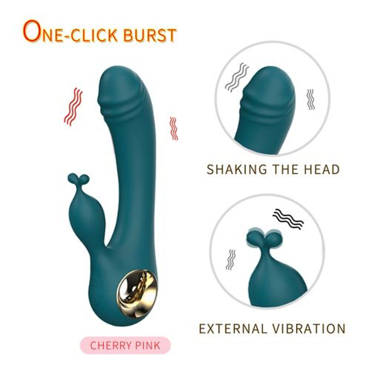 OEM - Vibrador para Mujer Masajeador 10Frecuencias Consolador Estimulación