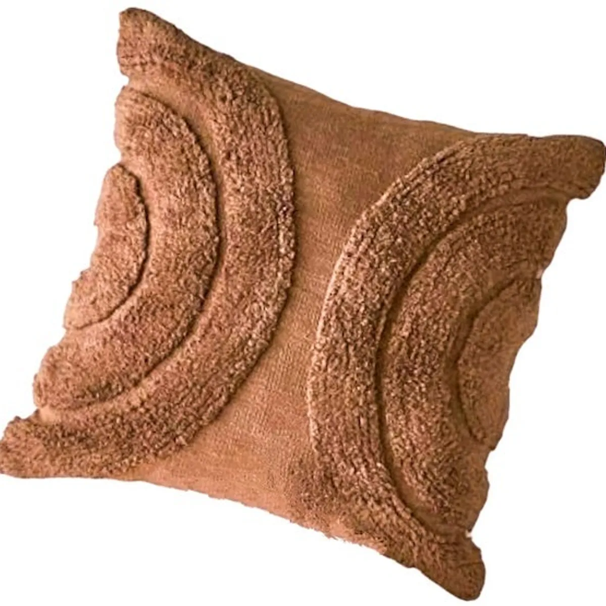 GENERICO - COJIN CHOCOLATE BOHO ARCOIRIS EN PELUCHE 40CM