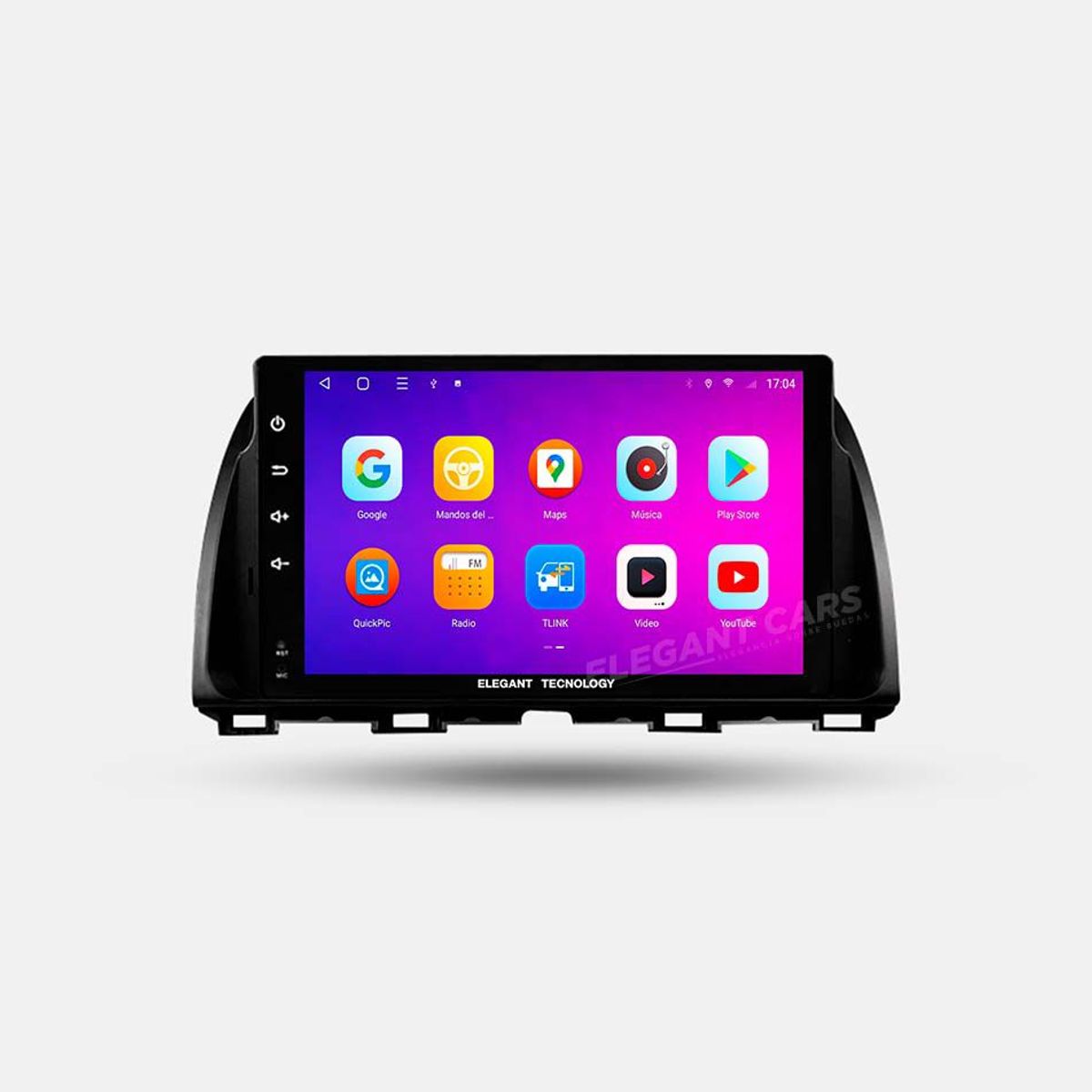 GENERICO - Autoradio Android Elegant Tecnology Mazda CX5 2012-2015 4-64Gb 4+64GB 8 Nucleos +Chip