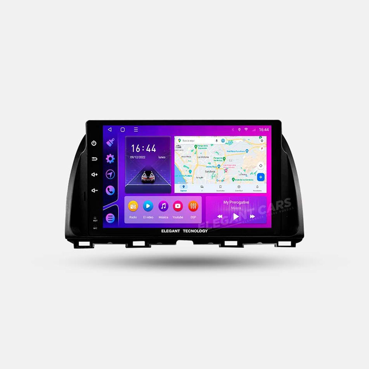 GENERICO - Autoradio Android Elegant Tecnology Mazda CX5 2012-2015 4-64Gb 4+64GB 8 Nucleos +Chip
