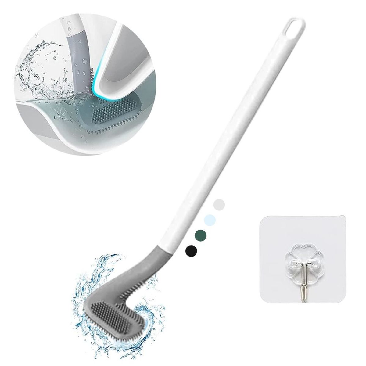 MINARI - Cepillo de Limpieza de Inodoro Baño 355C - Color aleatorio