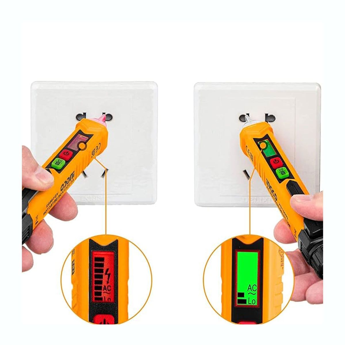 INGCO TOOLS - DETECTOR DE VOLTAJE CORRIENTE SIN CONTACTO 12-1000V VD10003