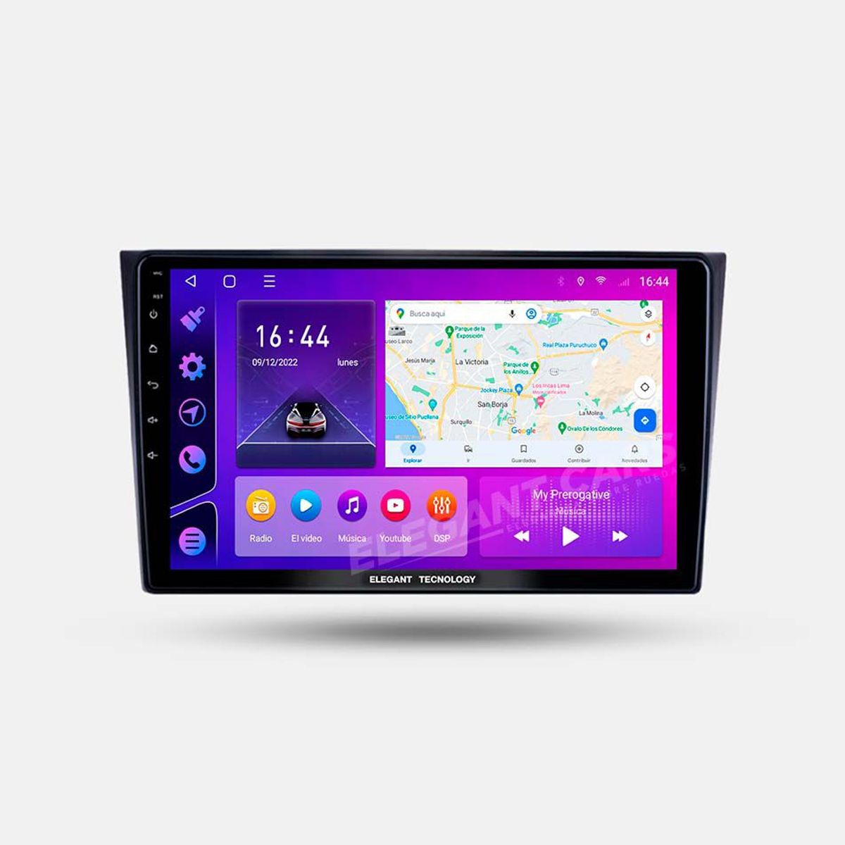 GENERICO - Autoradio Android Elegant Tecnology Mazda CX9 2009-2016 4-64Gb 4+64GB 8 Nucleos +Chip