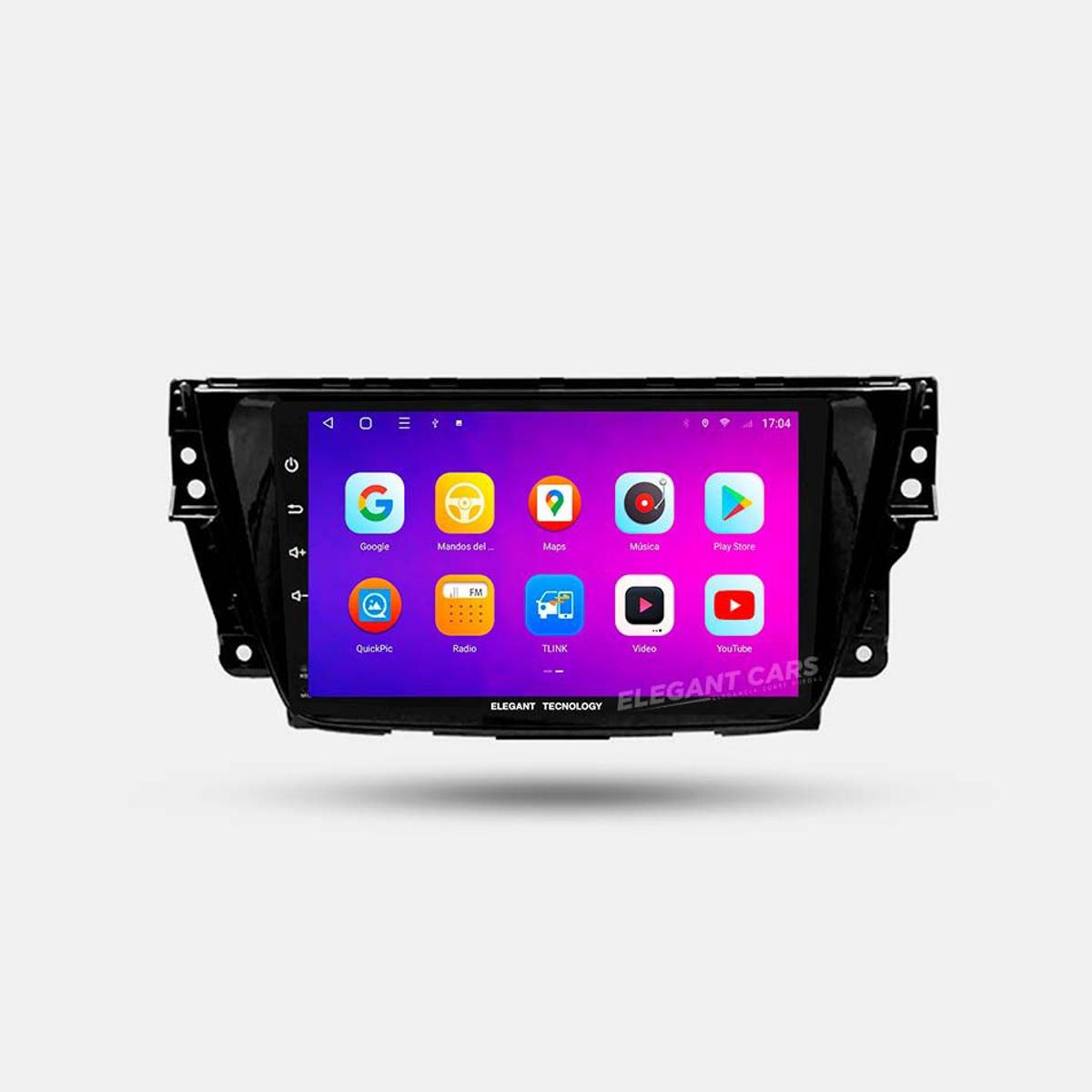 GENERICO - Autoradio Android Elegant Tecnology MG GS 2015-2018 4-64Gb 4+64GB 8 Nucleos +Chip