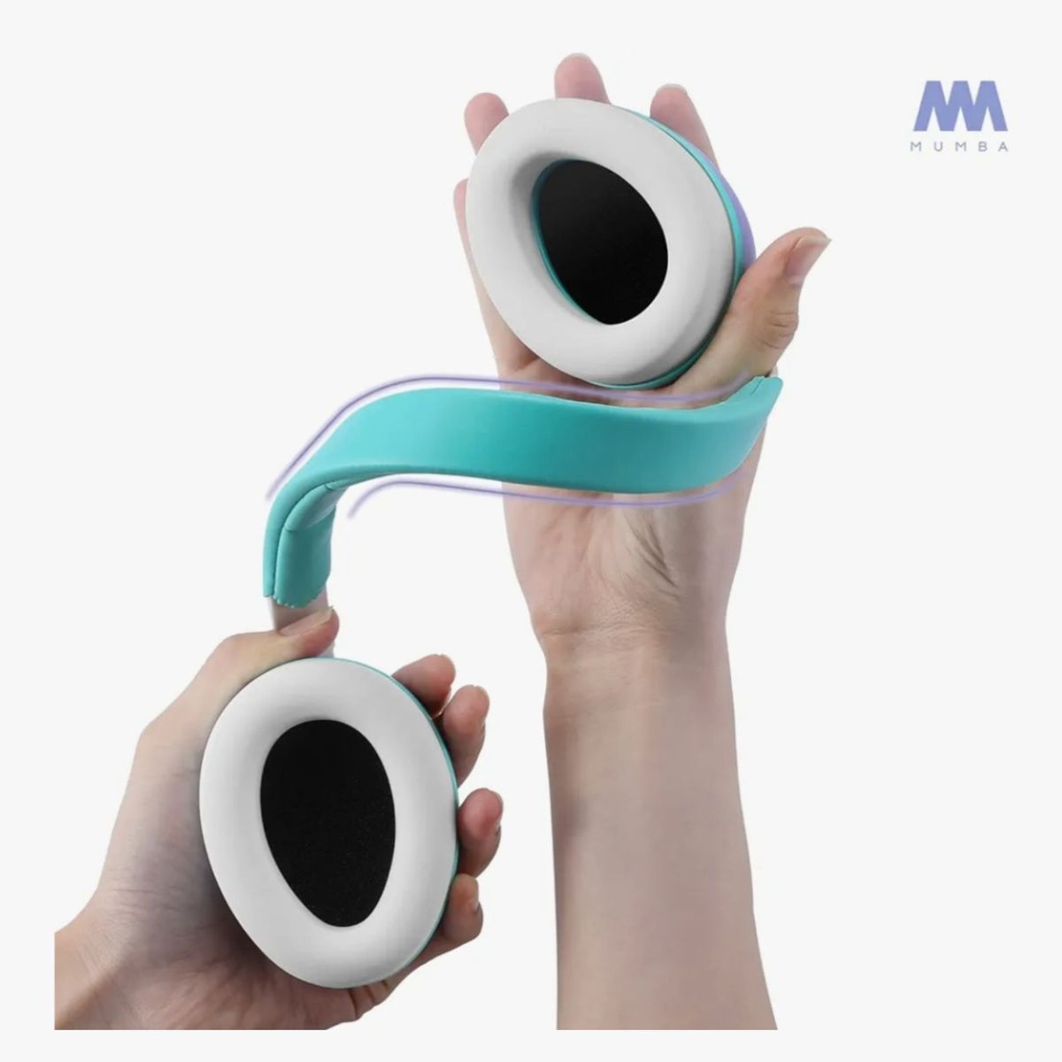 MUMBA - Audífonos Antiruido Bebés 3-24 meses Orejeras Reducción de Ruido Lila T - MUMBA