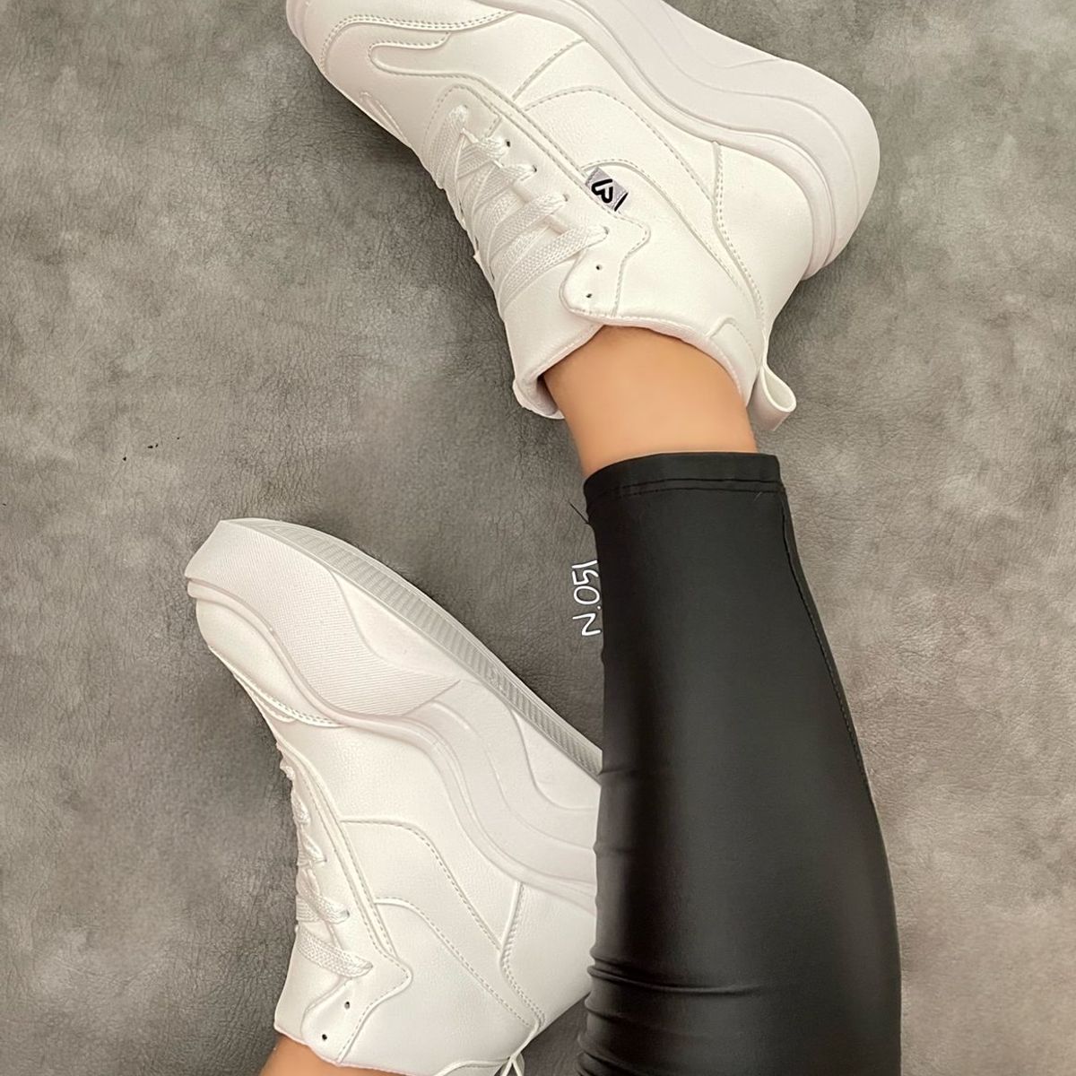 MAGDALENA SHOES - ZAPATILLAS CHUNKY MUJER ALE 833 BLANCO