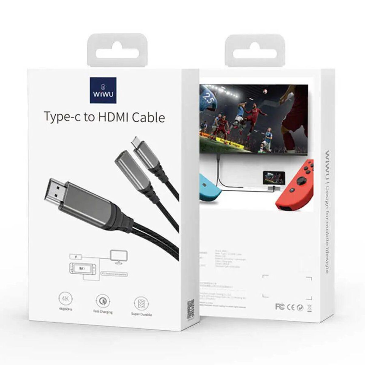WIWU - Cable WIWU X10 tipo C a HDMI 4K
