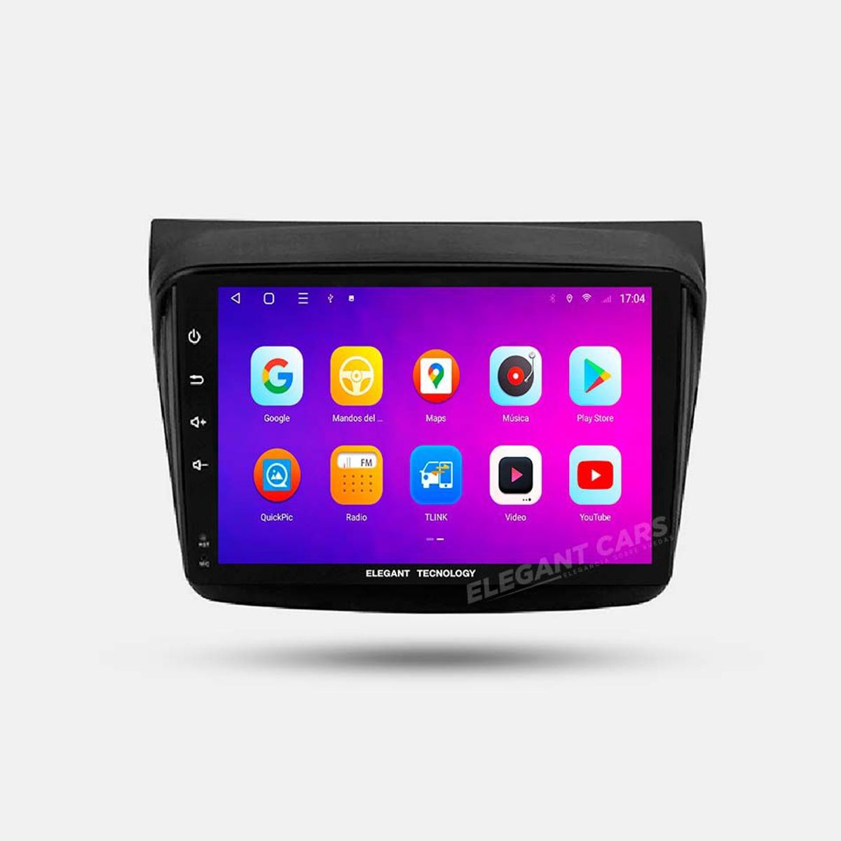 GENERICO - Autoradio Android Elegant Tecnology Mitsubishi L200 Montero Sport Nativa 2005-2014 4-64Gb 4+64GB 8 Nucleos +Chip