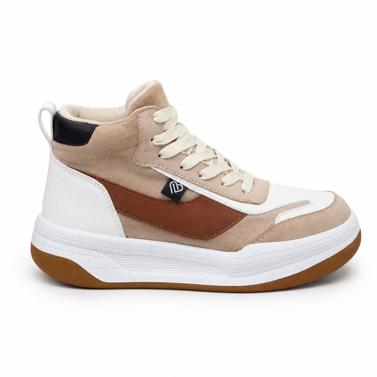 MAGDALENA SHOES - ZAPATILLAS BOTIN CAMEL MUJER 833 MAGDALENA SHOES