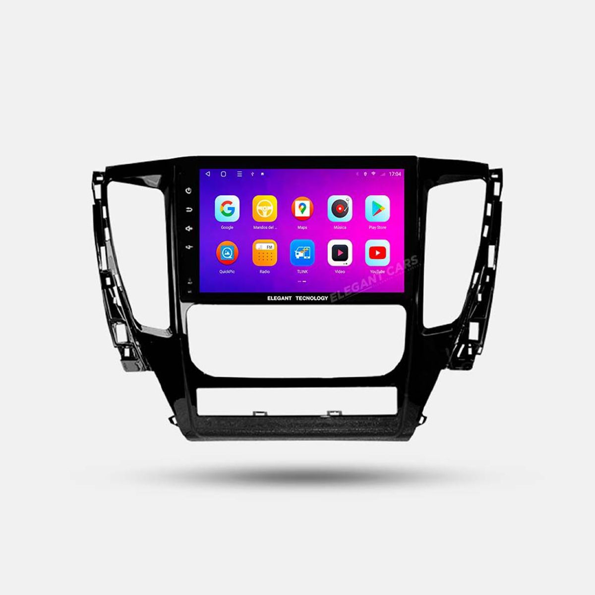 GENERICO - Autoradio Android Elegant Tecnology Mitsubishi Montero Sport 2016-2019 4-64Gb 4+64GB 8 Nucleos +Chip