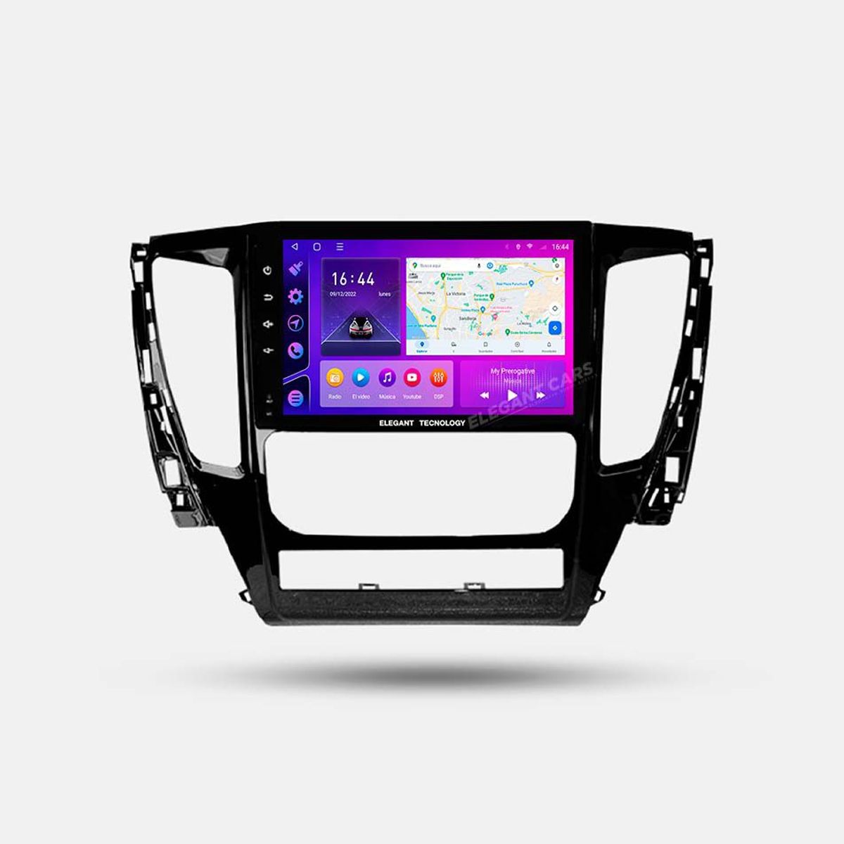 GENERICO - Autoradio Android Elegant Tecnology Mitsubishi Montero Sport 2016-2019 4-64Gb 4+64GB 8 Nucleos +Chip