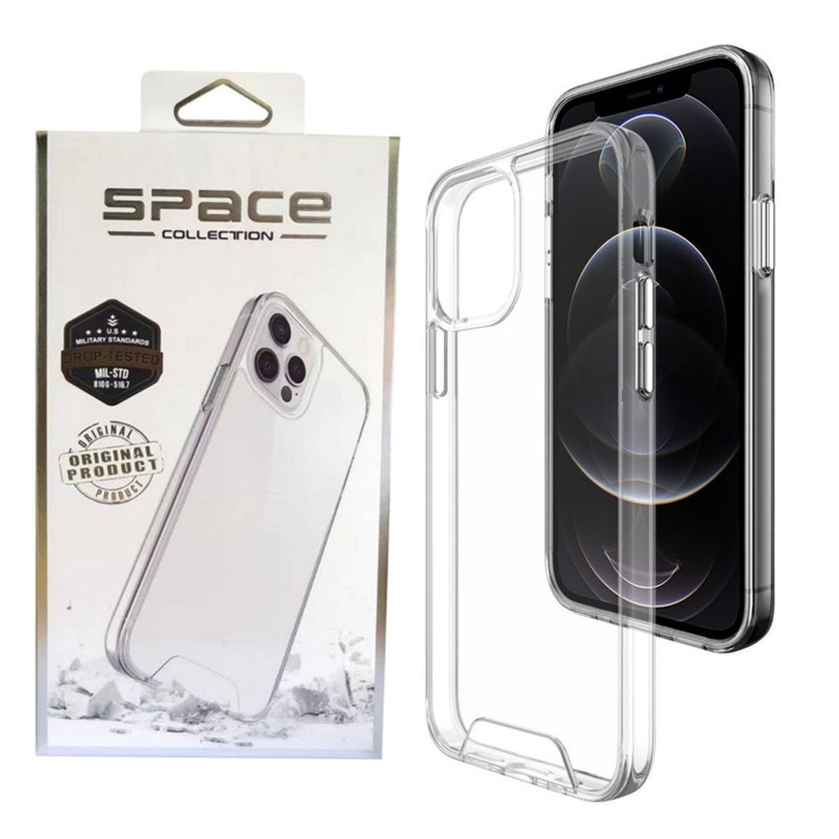 GENERICO - Case Space para Iphone 13 Pro Max - Transparente