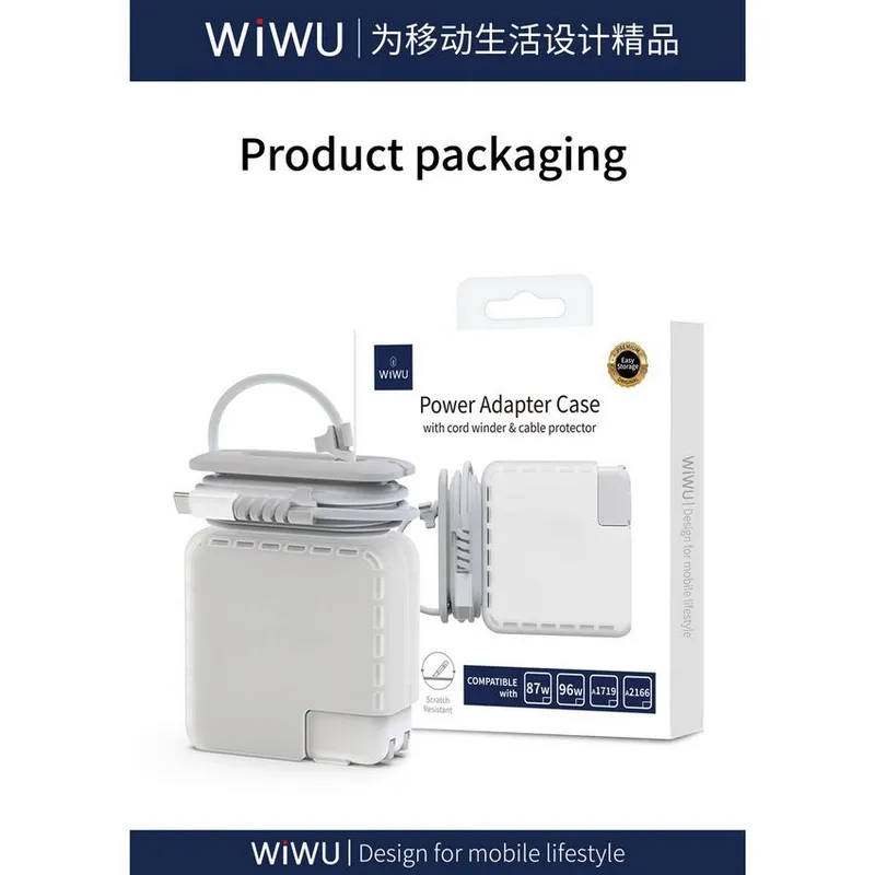 WIWU - Protector  para cargador de Macbook 30w- Wiwu