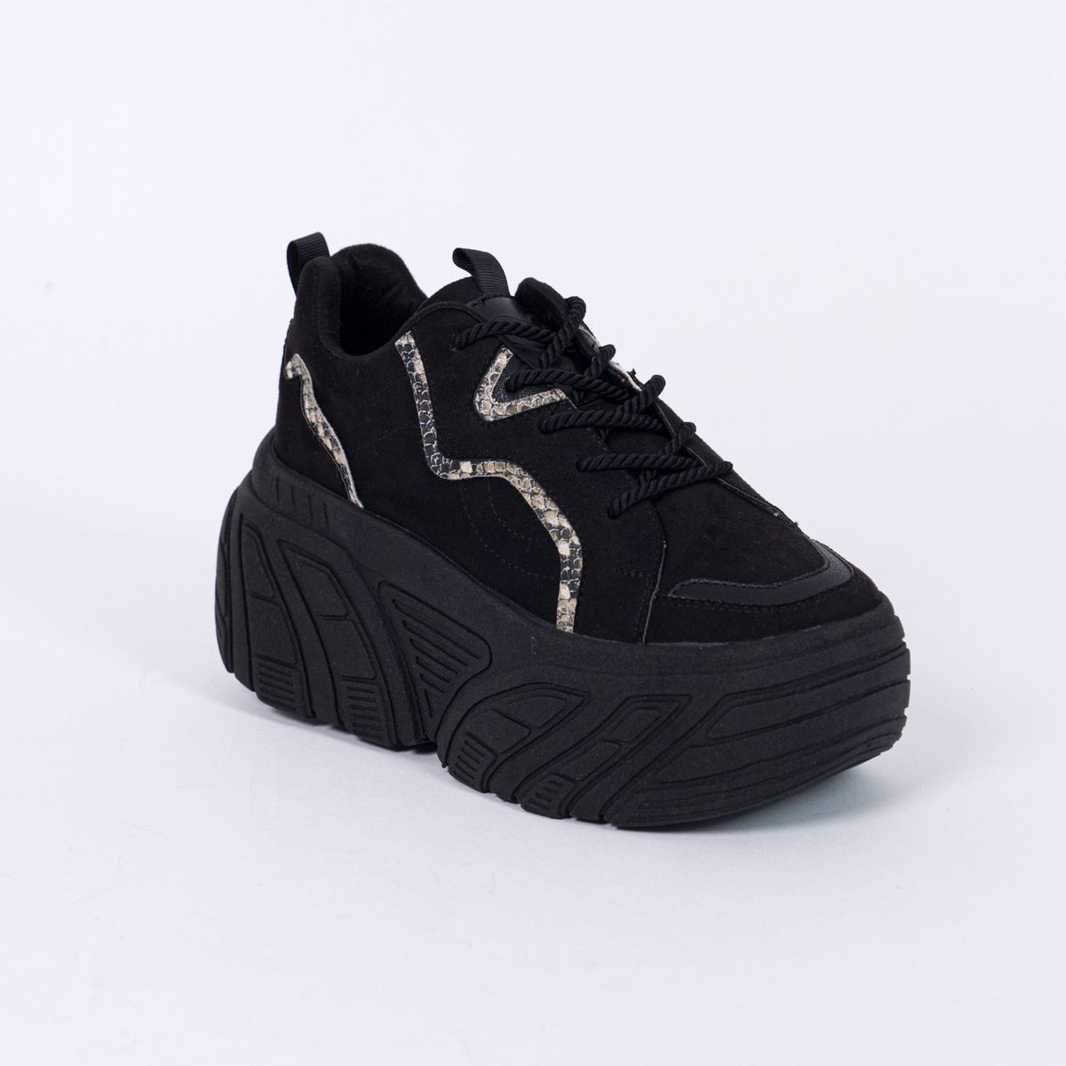 MAGDALENA SHOES - ZAPATILLAS CHUNKY MUJER CAMILA 840 NEGRO