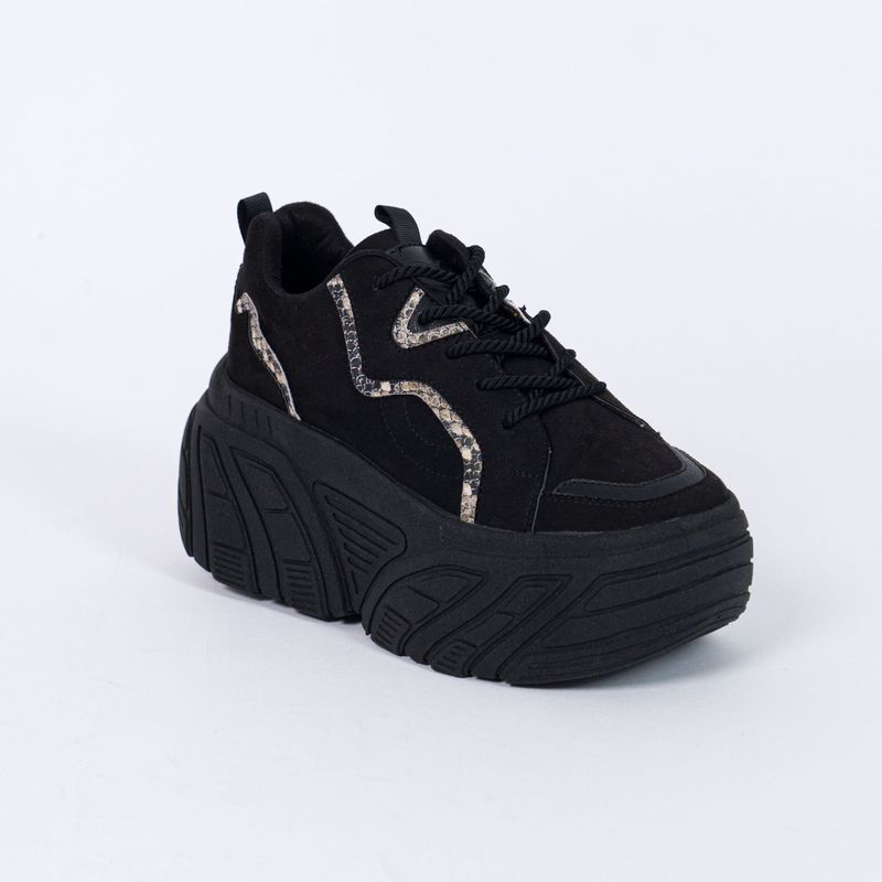 MAGDALENA SHOES - ZAPATILLAS CHUNKY MUJER CAMILA 840 NEGRO