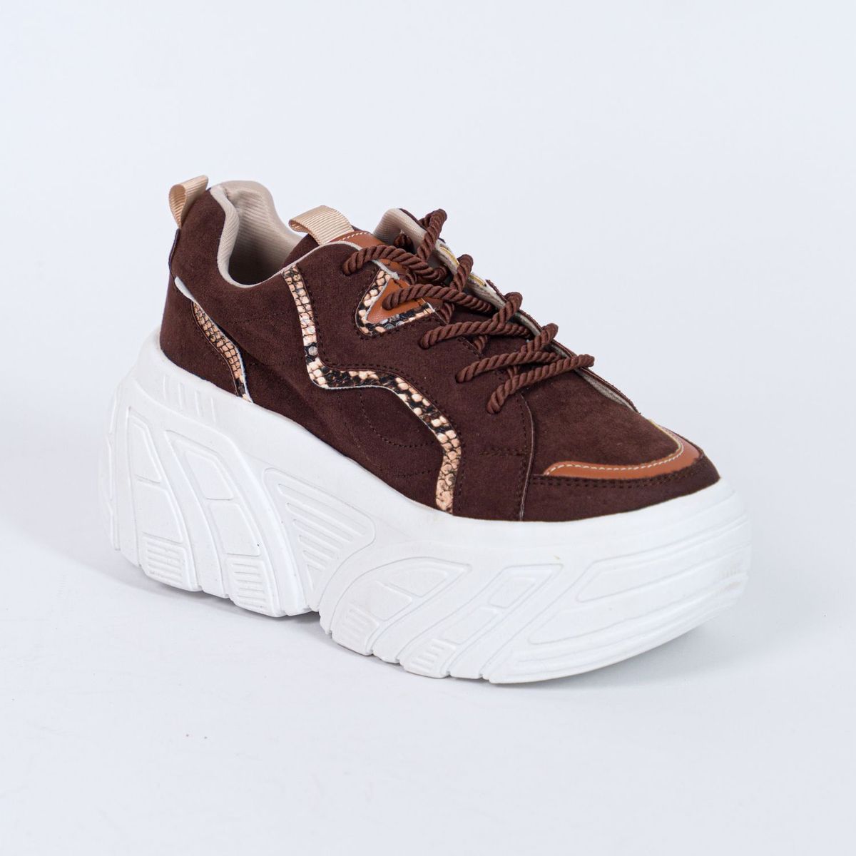 MAGDALENA SHOES - ZAPATILLAS CHUNKY MUJER CAMILA 840 MARRON