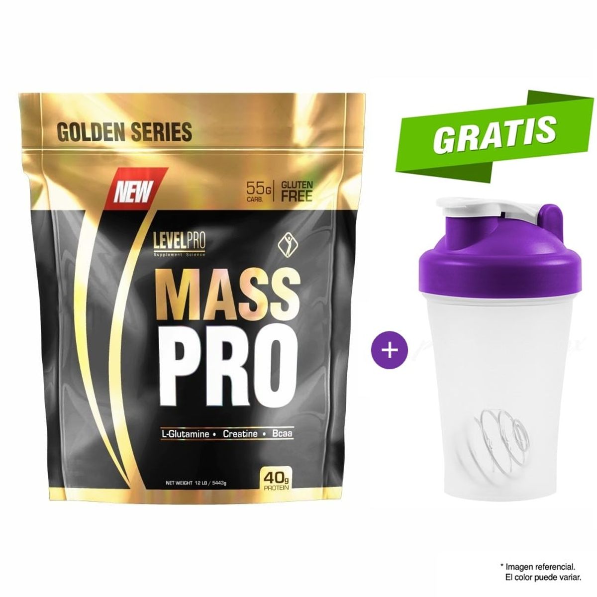 LEVEL PRO - Mass Pro 6.81 Kg / 6.81 Kilos Level Pro Chocolate