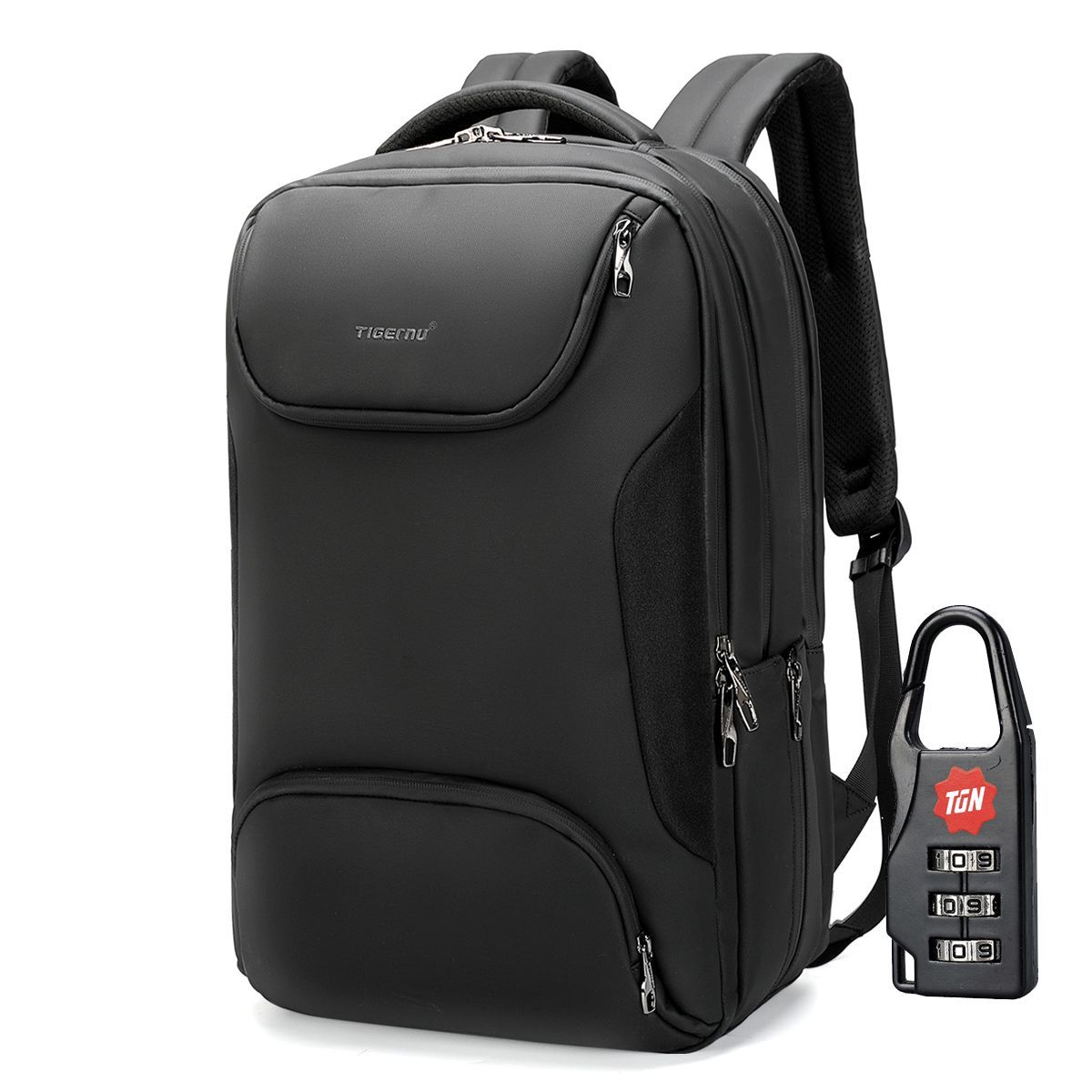 TIGERNU - Mochila Hombre Tigernu 3976 Antirrobo Viaje Laptop Negro