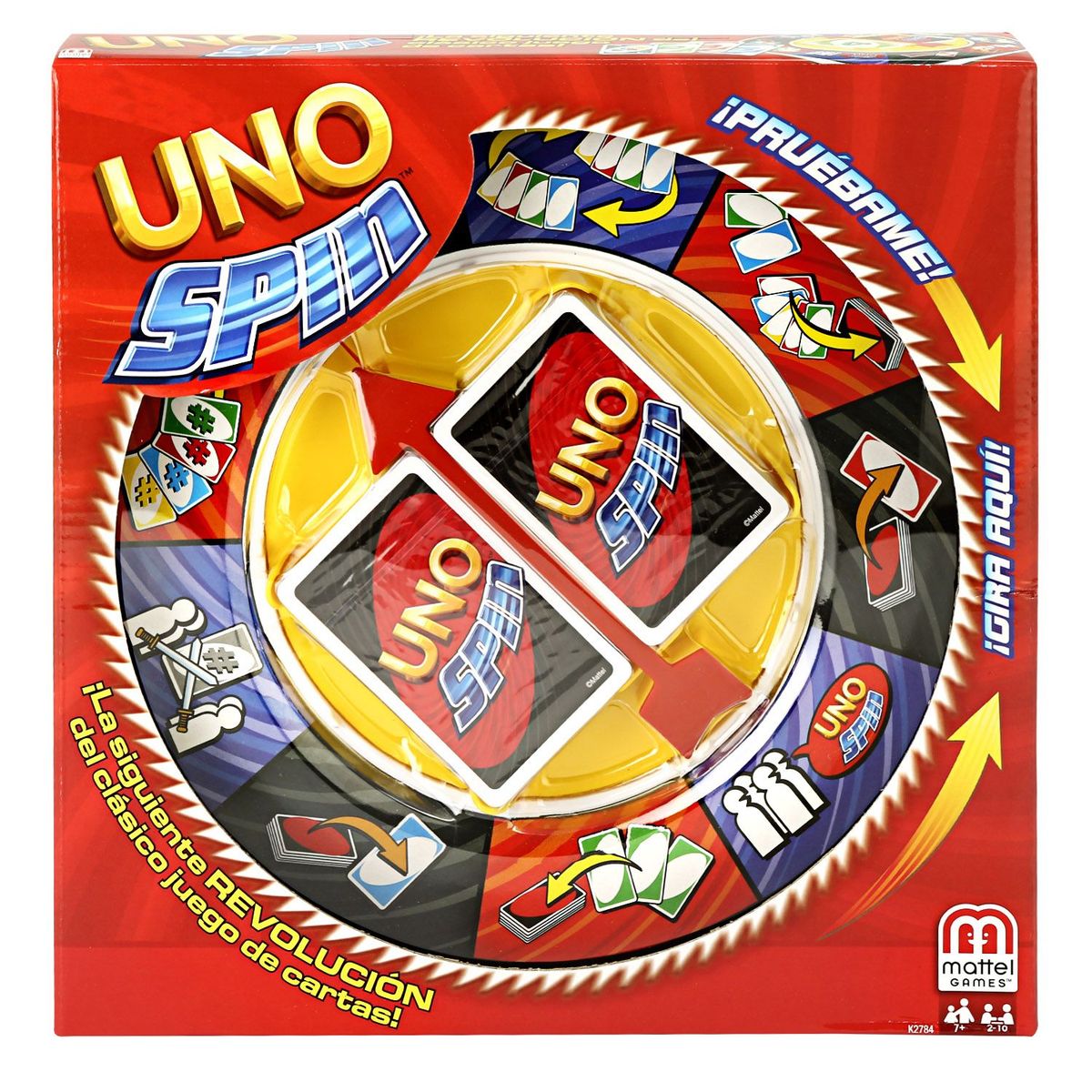 UNO - Juego de Cartas Mattel Games UNO Spin
