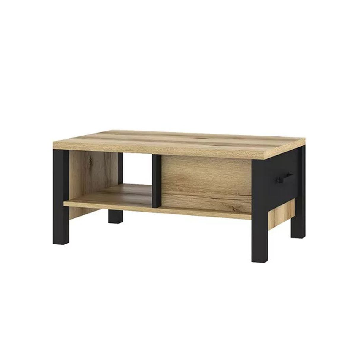 VENTITAS HOME - Mesa de Centro Halena Ventitas Home Duna y Negro