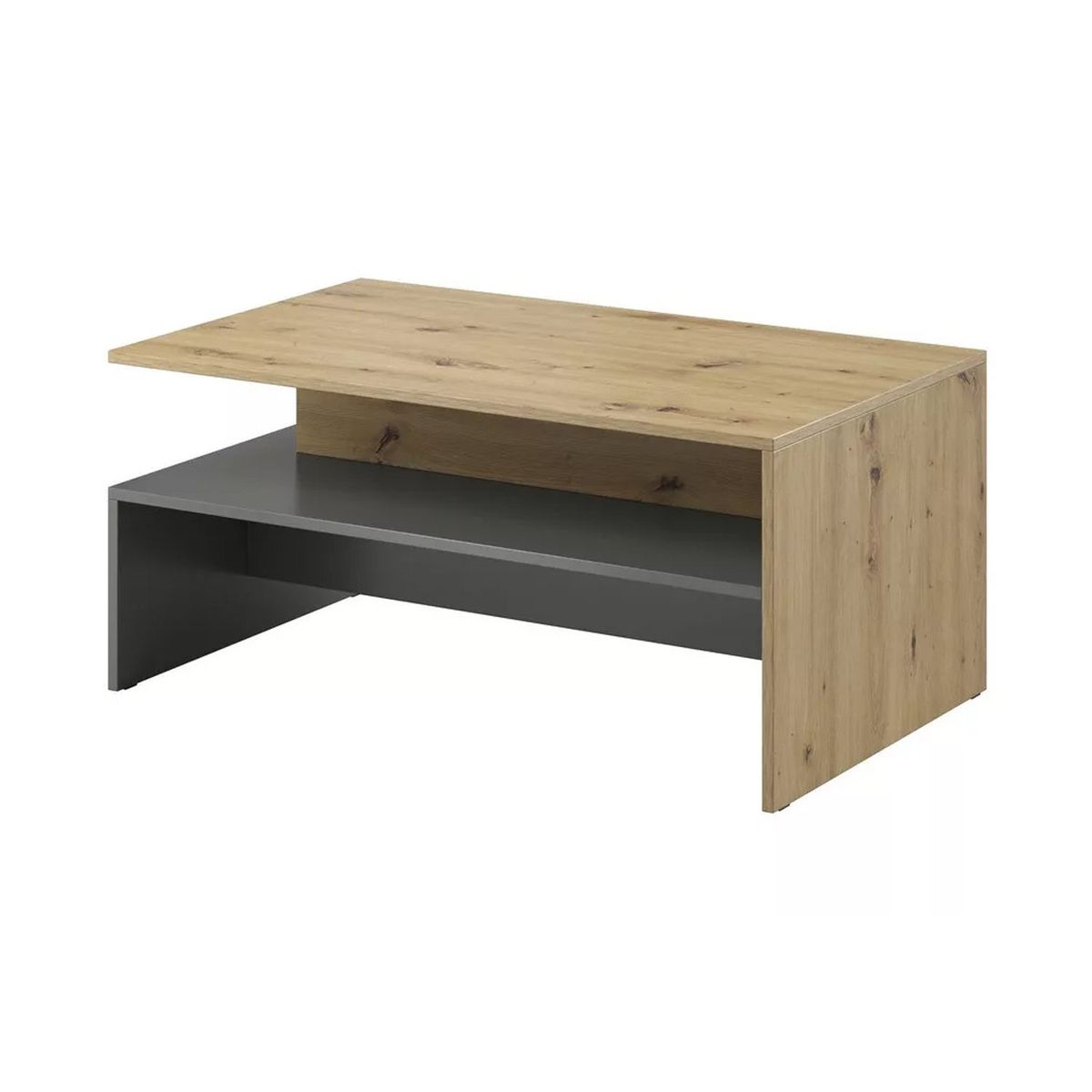 VENTITAS HOME - Mesa de Centro Keishall 100cm Ventitas Home Duna y Plomo