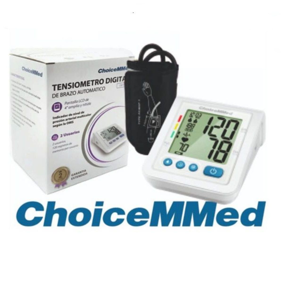 CONTEC - TENSIOMETRO BRAZO MARCA CHOICEMMED