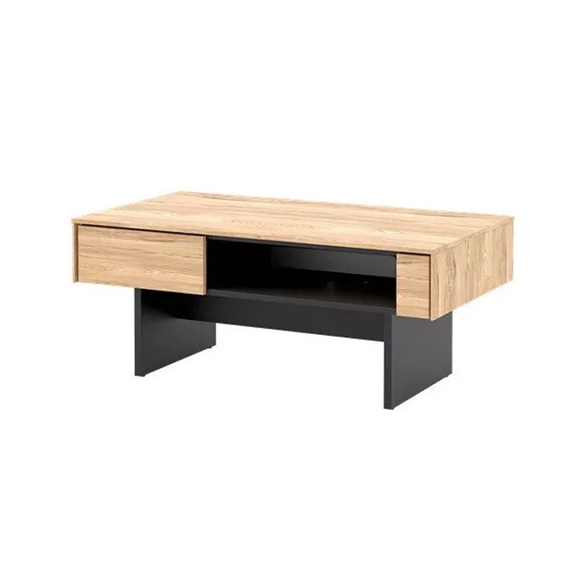 VENTITAS HOME - Mesa de Centro Minimalista Louise Ventitas Home Duna y Negro