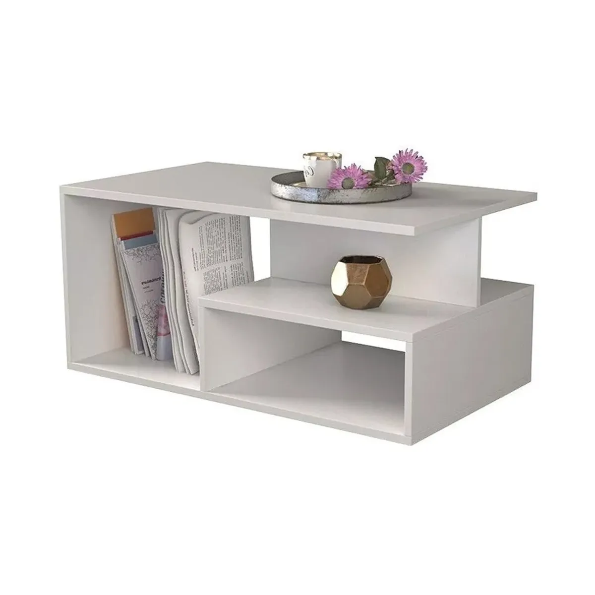 VENTITAS HOME - Mesa de Centro Fanke Ventitas Home Blanco