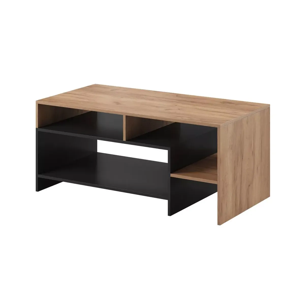 VENTITAS HOME - Mesa de Centro Nórdica Kina Ventitas Home Duna y Negro