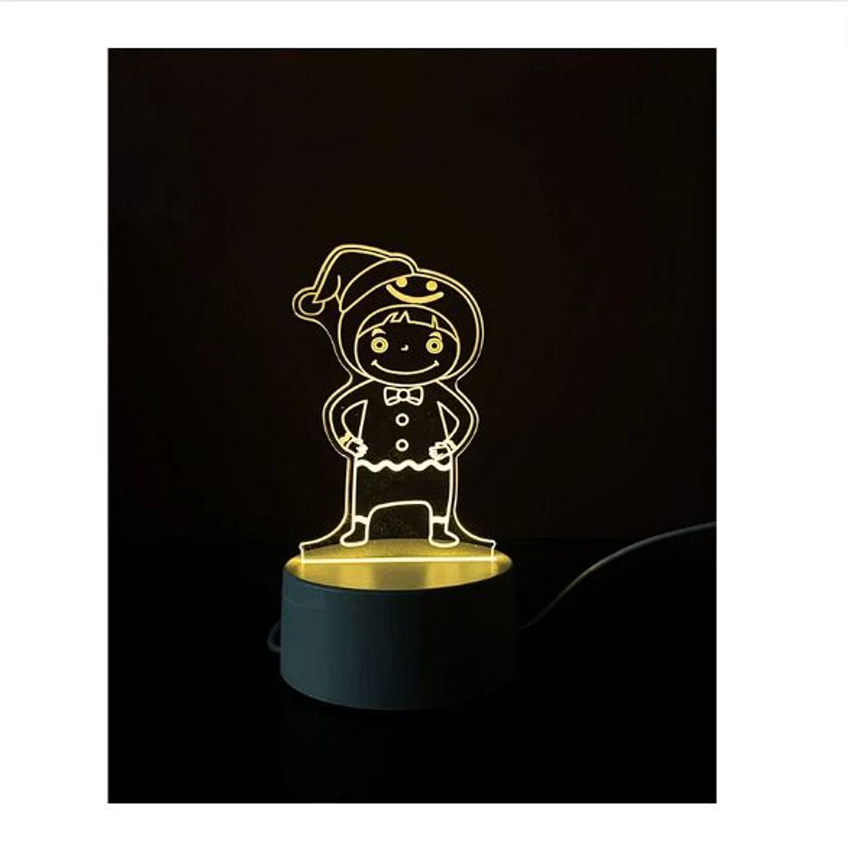 KAST PE - Lámpara de noche LED 3D Decoración Modelo Duende