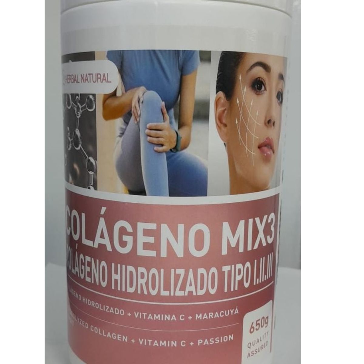 GENERICO - colágeno hidrolizado mix3 tipo I II III 650g