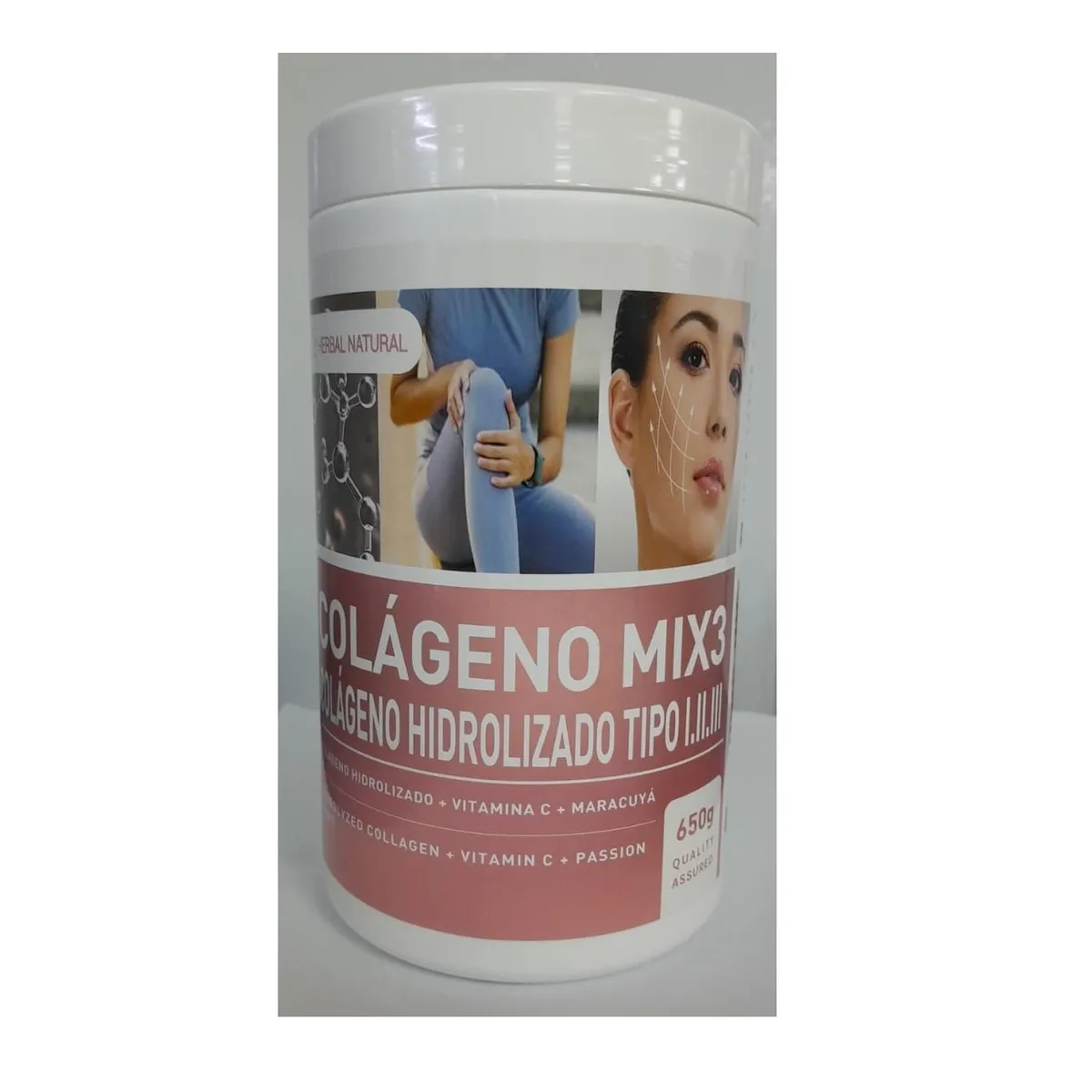 GENERICO - colágeno hidrolizado mix3 tipo I II III 650g