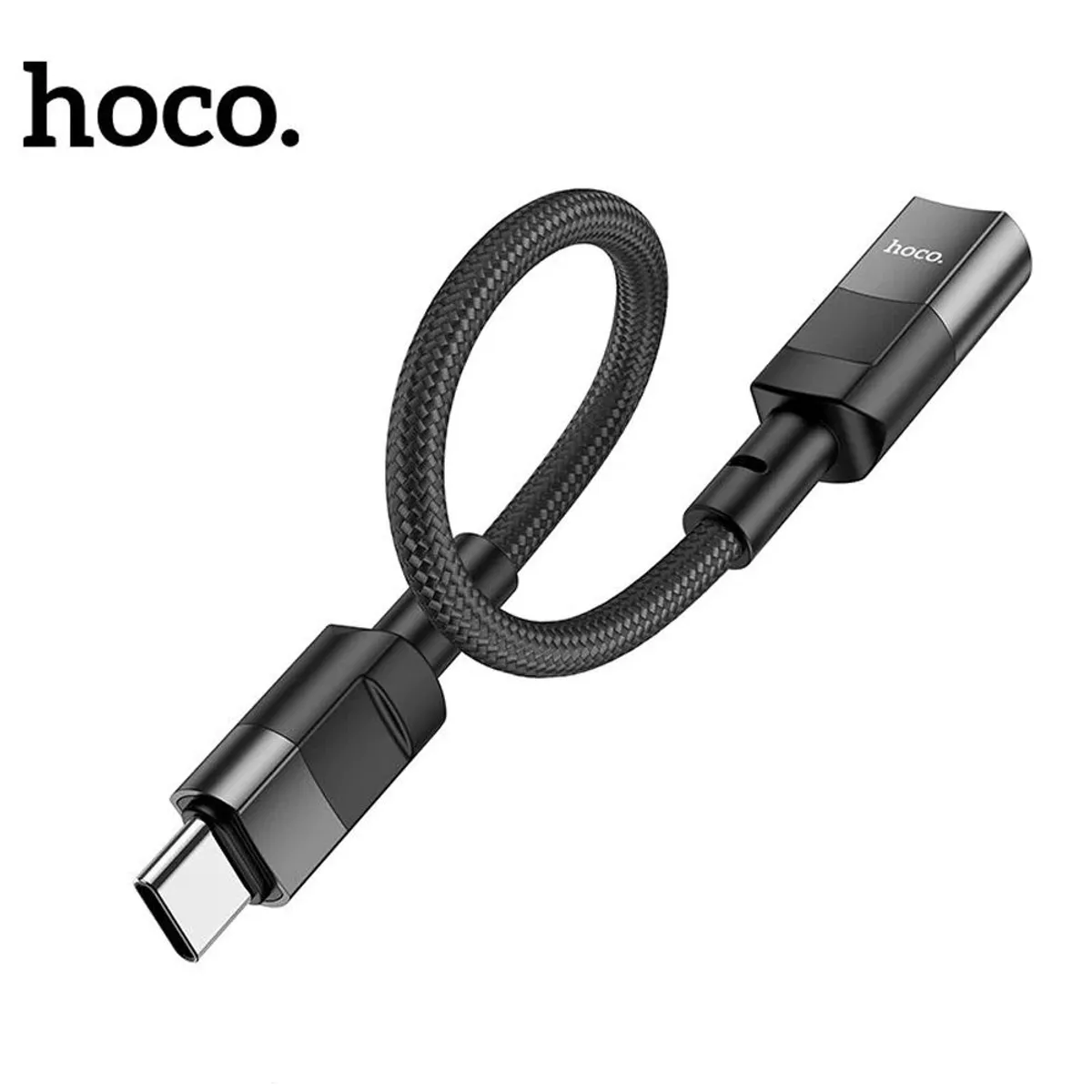 GENERICO - Adaptador Hoco USB-C Macho a Lightning Hembra 10cm U107