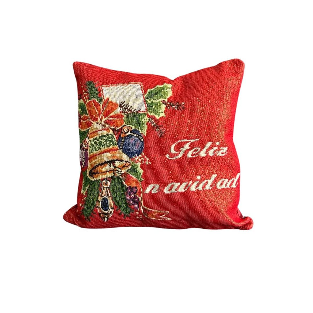 KAST PE - Cojin Navideño Modelo Campana Navideña 38x38
