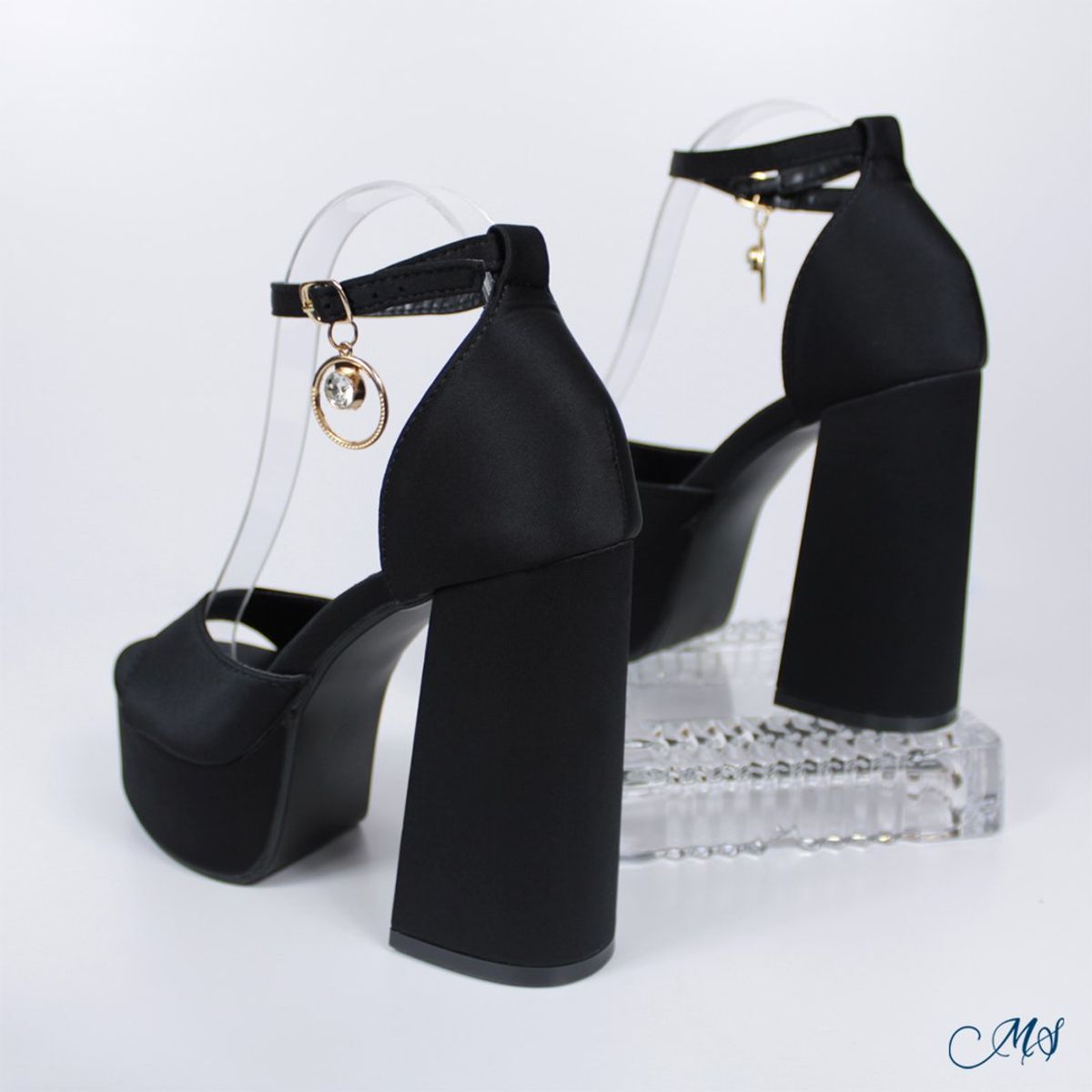 MARGLO SHOES - Sandalias Altas Mujer Negro M41