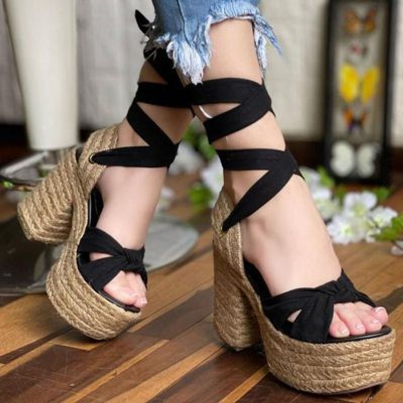 GENERICO - 1157L 58 Sandalia Mujer Yomar Giorgia Phoebe Negro