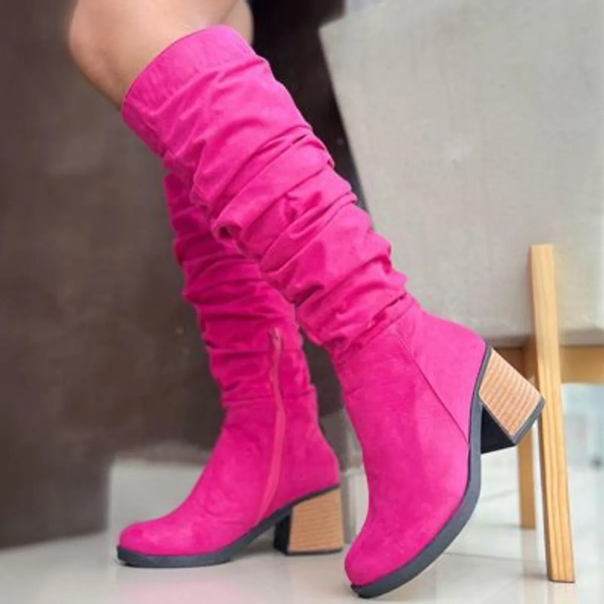GENERICO - 1062L-70 Botin Mujer Sylviane Delgado Color Fucsia