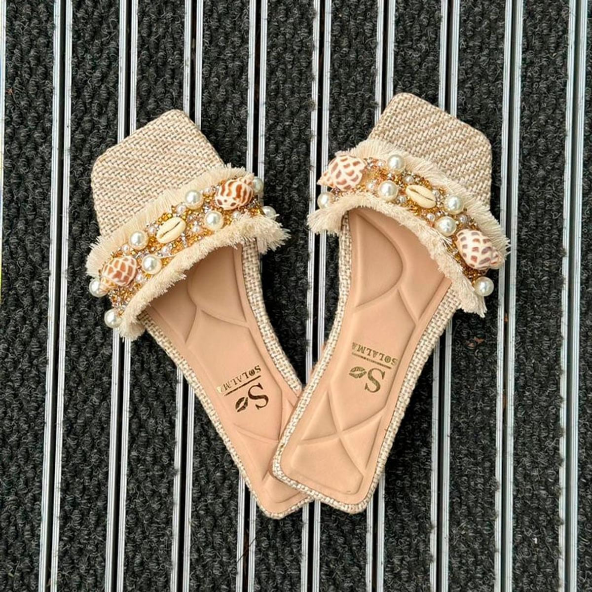 GENERICO - 1015L-30 Sandalia Mujer Aurora Moulin Beige.-