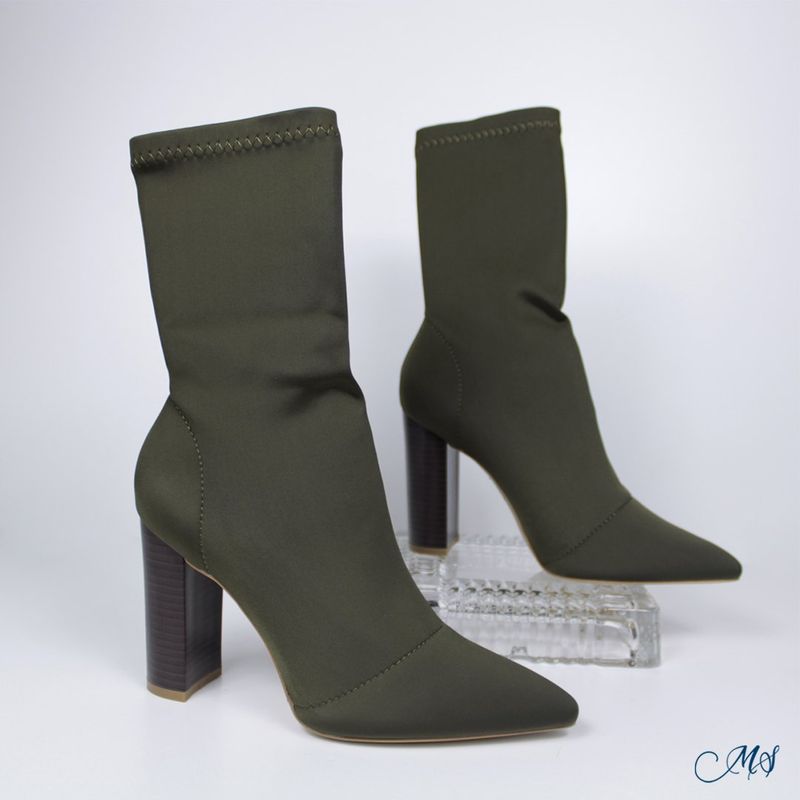 MARGLO SHOES - Botines Cortas Licra Verde M45