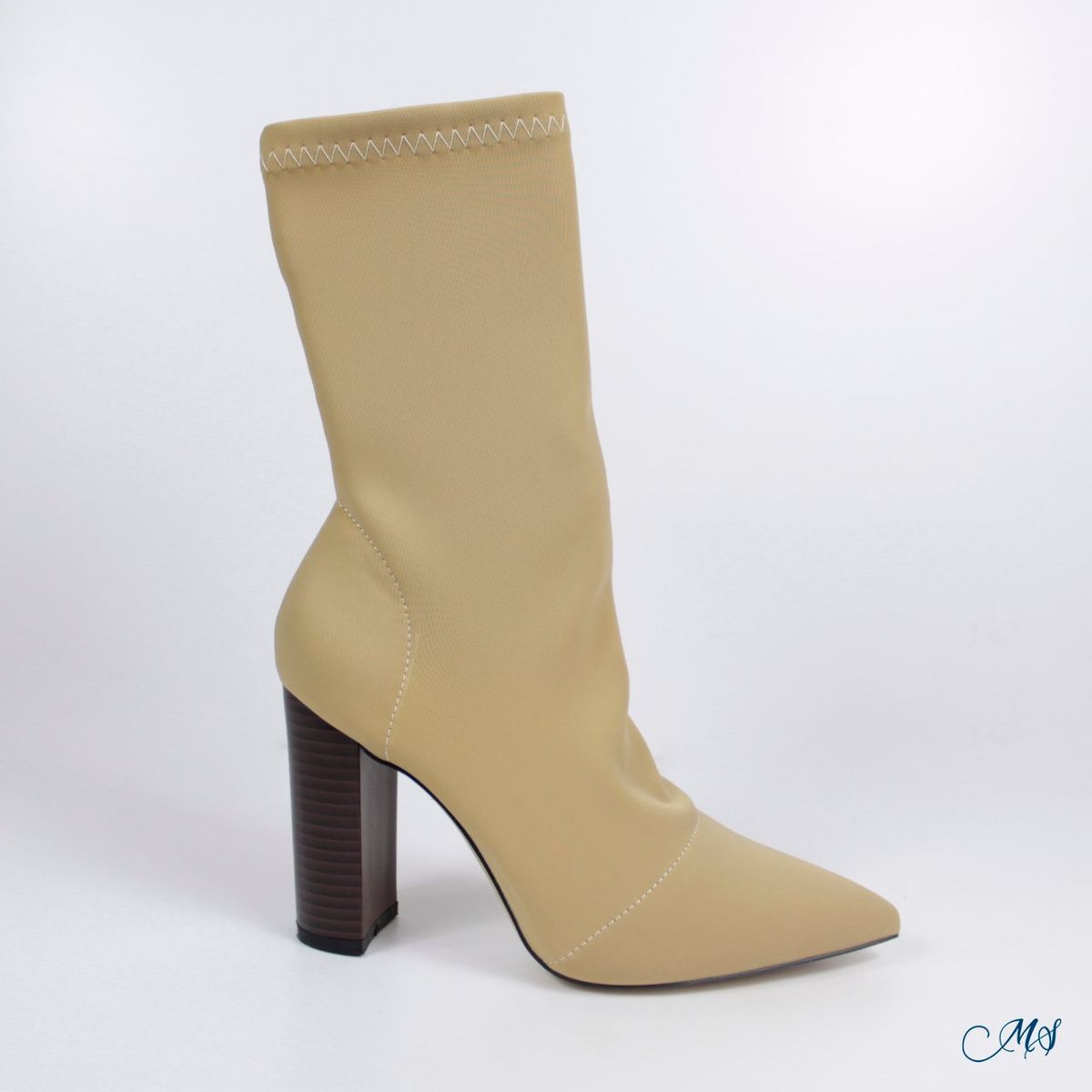 MARGLO SHOES - Botines Cortas Licra Beige M45